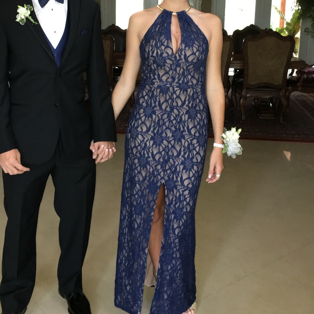 Blue Sparkly Gown